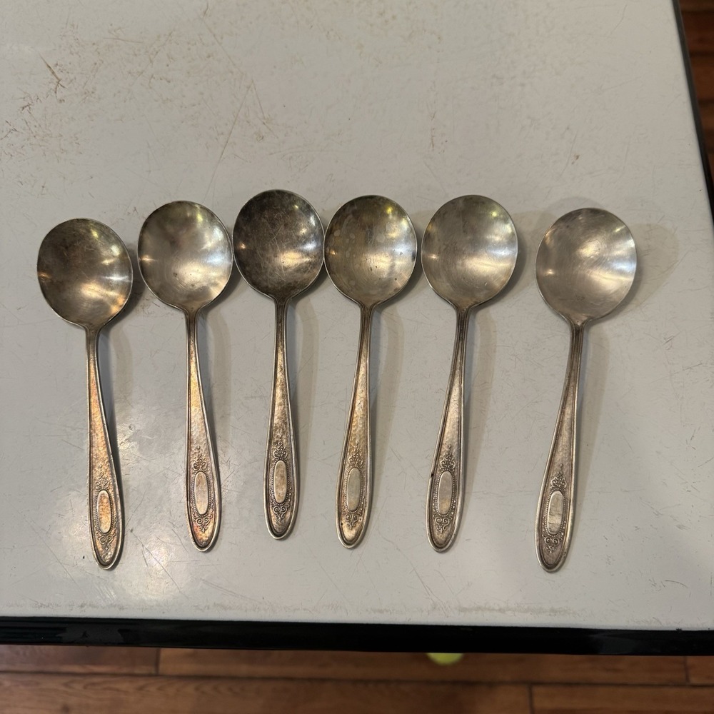 Community Plate Silverware Adam Set Of 6‎ Spoons